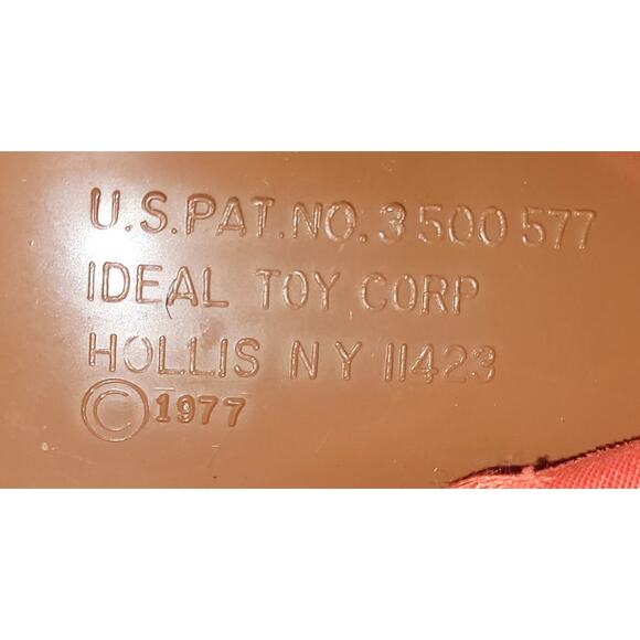 VNTG 1977 Ideal Tippy Tumbles African American Doll In Original Outfit Untested - Picture 9 of 9